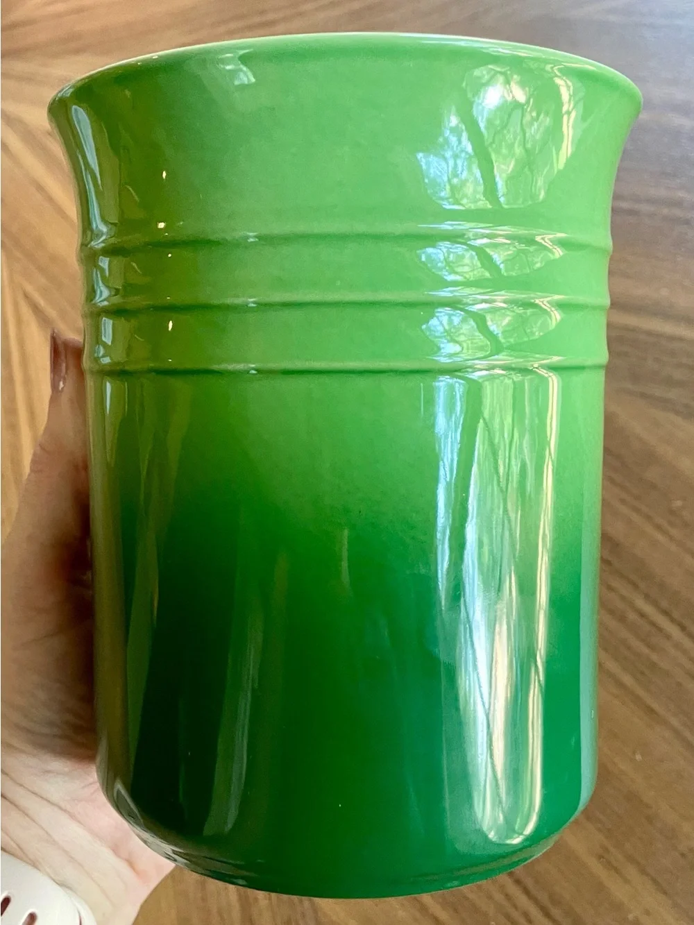 Le Creuset Utensil Crock Bamboo Green 1L